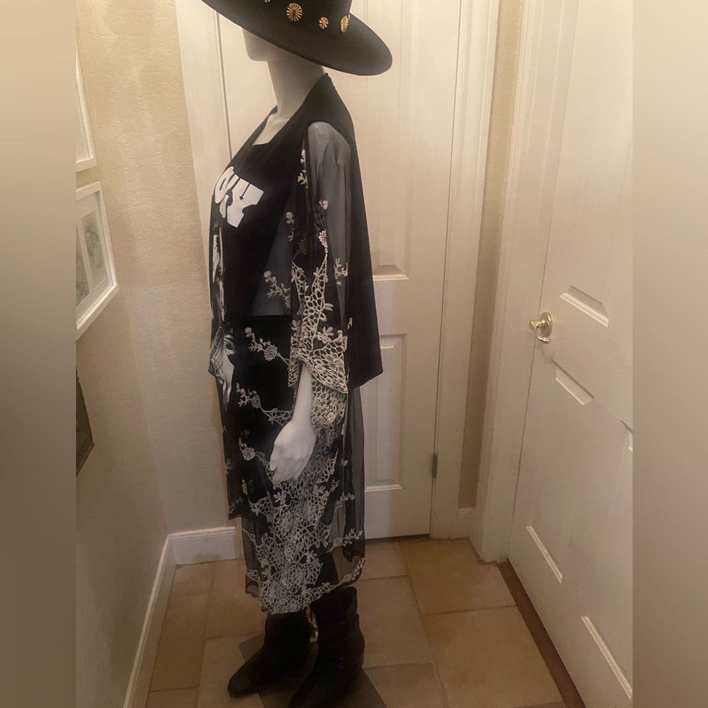 One-of-a-kind custom Dolly Parton Poncho Top - Picture 3 of 7